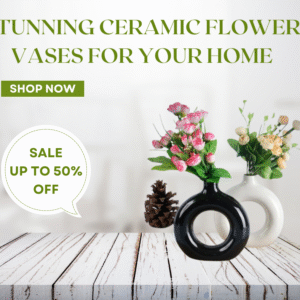 Stunning Ceramic Flower Vases